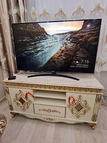 barokko: Klassik üslubda TV stendi - Material: ağac əsaslı, möhkəm karkas; üst — 1