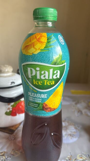 мандариный букет: Холодный чай Piala Ice Tea Pleasure, вкус манго-ананас. - Ароматный