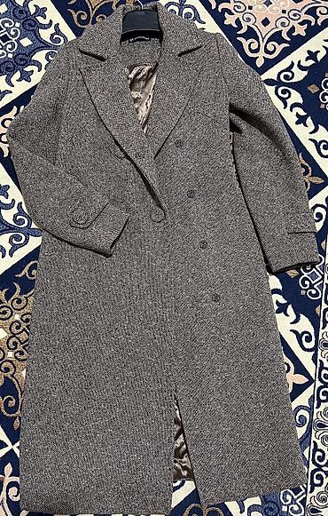 Пальто: Двубортное женское пальто ModaLARISSA из плотной твидовой ткани — 1