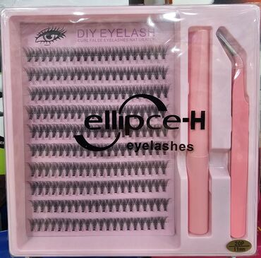 Kosmetika dəstləri: Ellipce-H DIY Eyelash – fərdi dəstəli süni kiprik seti temu kirpiklər — 8