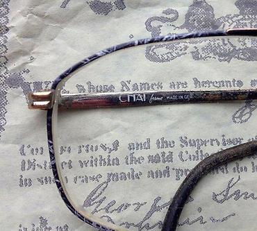 Naočare: CHAI Vintage ram za naočare Aviator Oldschool. Made in Germani! 100% — 10