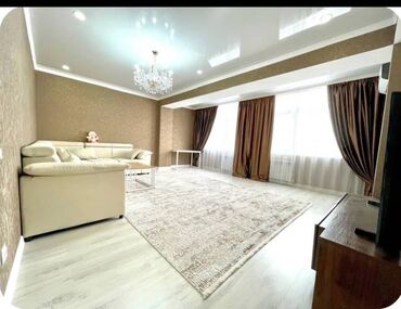 квартира токмок сниму: 3 комнаты, 119 м², Элитка, 5 этаж, Евроремонт
