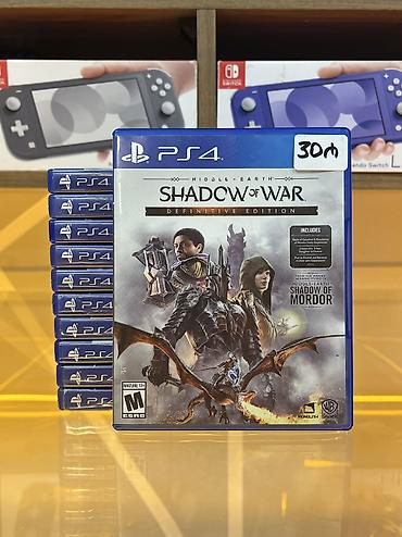 xbox disk: Shadow of War-PS4 diski Oyun diski tam işlək vəziyyətdədir, heç bir — 1
