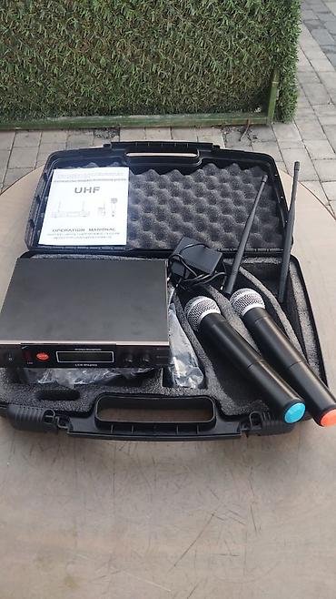 display: UHF simsiz mikrofon sistemi – portativ çamadan dəsti Məhsulun — 1