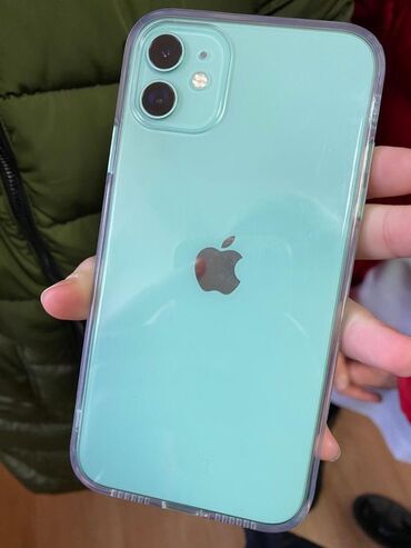 айфон x жалал абад: IPhone 11, Колдонулган, 128 ГБ, Жашыл, Заряддоочу түзүлүш, Каптама, 81 %