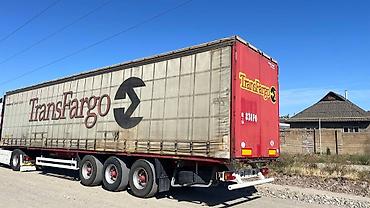 талас прицеп: Прицеп, Krone, Тентованный, от 12 т, Б/у — 1