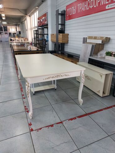 Столы для зала: Стол трансформер "Классика" в комплекте 5 вкладок удлиняется до три — 7