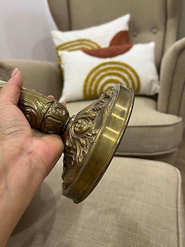 led свет: Подсвечник и чаша очень красивые солидные тяжелые ! Бронза !!!! — 7