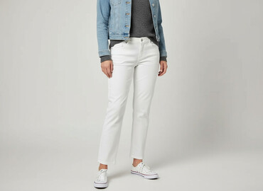 jeans mom slim fit stradivarius: Jeans for women, size M