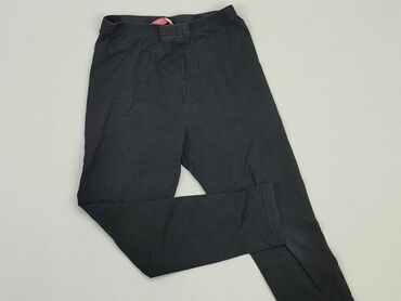 spodnie materiałowe czarne: Legginsy dziecięce, 3-4 lat, 104, stan - Dobry