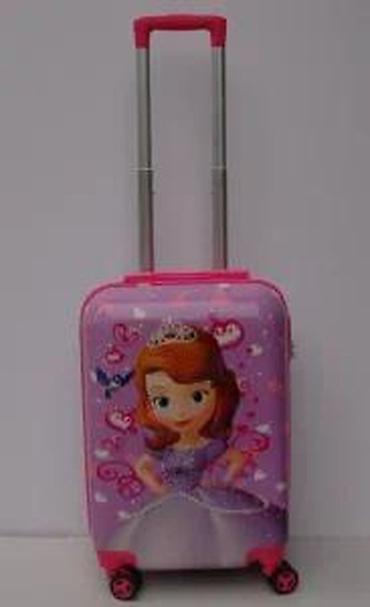 Rančevi, torbe i koferi: Dečji kofer na točkiće – motiv princeze - Čvrsta ABS/plastika školjka — 10