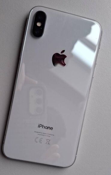 iphone 11 mini: IPhone X, 64 ГБ, Серебристый, Face ID