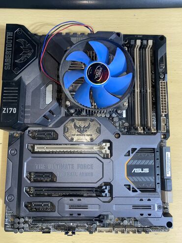 asus tuf: Материнская плата, Б/у, Asus, LGA1151, ATX, Для ПК