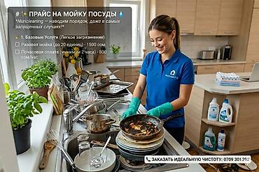 Мойка посуды от Nuriсleaning — наведём порядок даже в самых запущенных