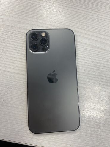 12 про цена бишкек бу: IPhone 12 Pro, Колдонулган, 128 ГБ, Space Gray, Коргоочу айнек, 79 %
