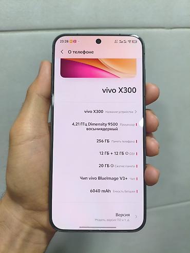 Мобильные телефоны и аксессуары: Vivo X300, Б/у, 256 ГБ, цвет - Серый, 2 SIM — 6