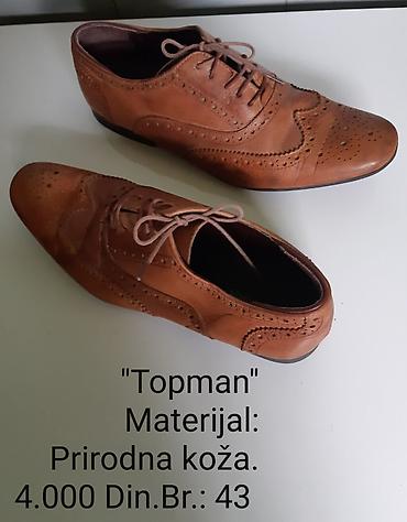 Cipele: Muške cipele „Topman” – brogue/oxford stil - Materijal: prirodna koža — 2