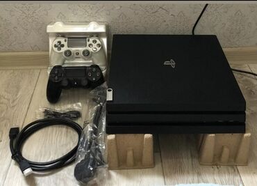 PS5 (Sony PlayStation 5): PS4 pro память 1000гиг, 4К, HDR, комплект полный, все необходимые