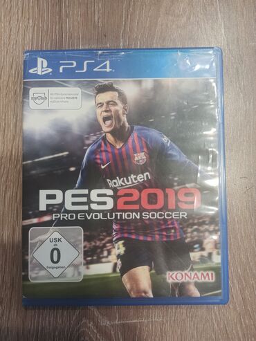 Игровые диски и картриджи: Pes 2019 Səliqəli işlənib.Hal hazirda pes diskləri məhdud sayda