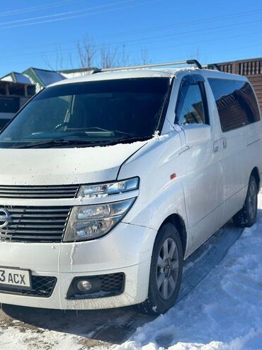 Nissan: Nissan Elgrand: 2003 г., 3.5 л, Типтроник, Газ, Минивэн