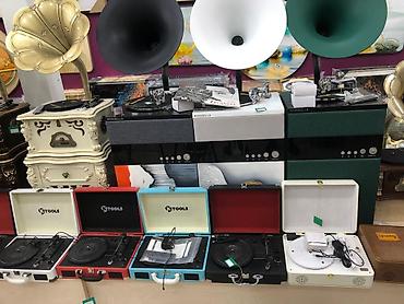 gramofon: Vinil pleyer – portativ “kofert” tipli dönər stol və masaüstü — 5