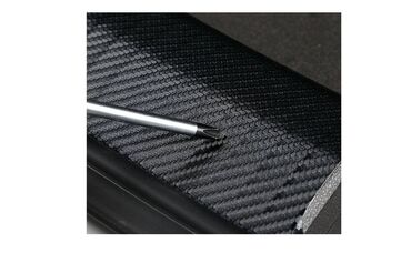 Tuning oprema: Stiker za branik automobila - karbon OCTAVIA Karbonska zaštitna i — 6