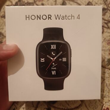 Smart saatlar: Yeni, Smart saat, Honor, Sensor ekran, rəng - Qara