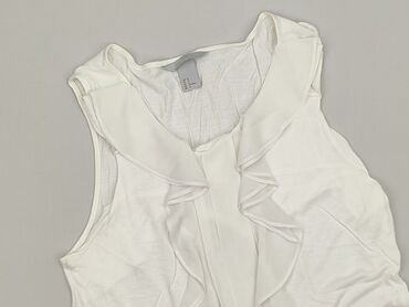 bluzka do rozkloszowanej spodnicy: H&M, Top damski, rozmiar M
