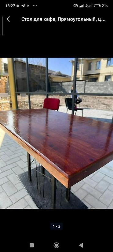 table study: Прямоугольный стол для кафе или обеденной зоны. Подойдёт для заведений — 3