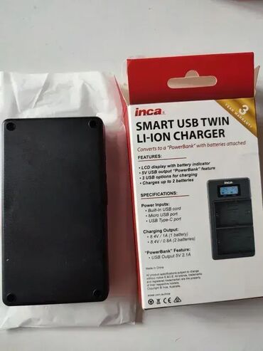 Punjači: Punjač Baterije Canon Dupli LP-E6 LPE6 LP-E6N - Novo 🔋⚡ Opis — 13