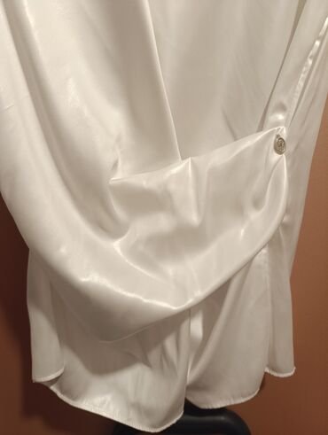 Bluze: PS Fashion, XS (EU 34), Jednobojni, bоја - Bela — 4