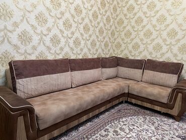 divan kreslo 2 ci el: Угловой диван, Б/у, Раскладной, С подъемным механизмом, Велюровая ткань
