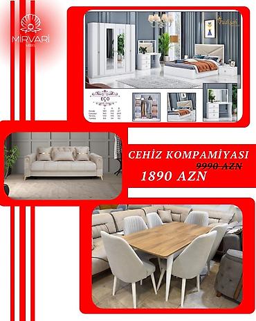 Sifarişlə yataq dəstləri: Mebel dəsti – “Mirvari” kolleksiyası Cehiz komplektləri müxtəlif — 1