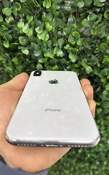 Apple iPhone: IPhone X, 64 ГБ, Белый, Чехол, 80 % — 12