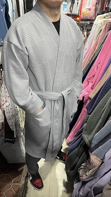 Домашние костюмы: Мужской банный халат ✨ 💯 хлопок | M L XL 2XL 3XL 4XL 0-2500 сом — 24