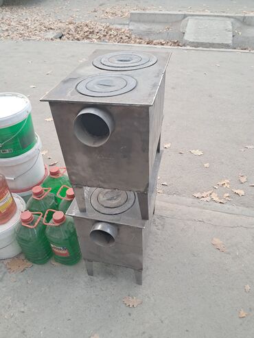 железная печь для дома: Металлическая печь-буржуйка с варочной поверхностью - Материал