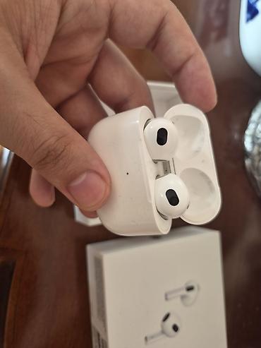 bluetooth dinamik: Apple AirPods (3-cü nəsil) – naqilsiz qulaqlıq - Açıq tipli dizayn — 1