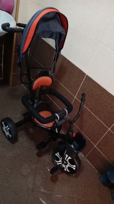 1 3 yaşlı uşaqlar üçün üçtəkərli velosipedlər: Yeni Üç təkərli Uşaq velosipedi 14", sürətlərin sayı: 7, Ünvandan götürmə