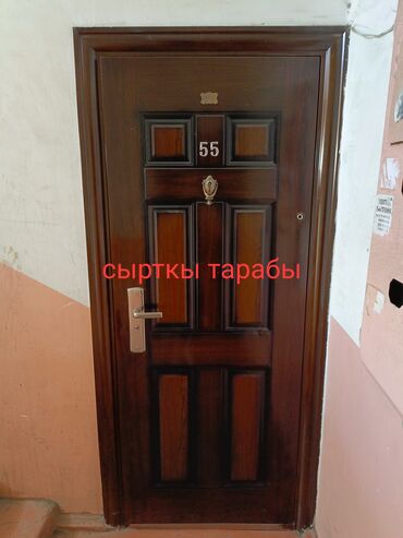 деревянный двери: Входная дверь, Б/у, 207 * Самовывоз