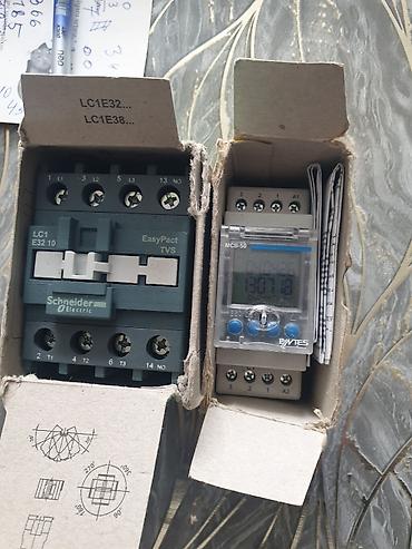 elektron qapan: Schneider Electric kontaktor + elektron taymer dəsti - Kontaktor — 1