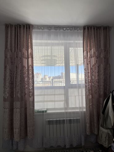 жалузи: Шторалар комплекти, Комплектте тюлу бар, Даяр буюм, Колдонулган, Балкон үчүн, Беседка үчүн, Дача үчүн