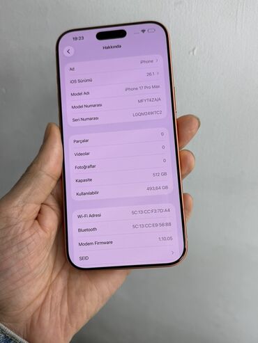 Apple iPhone: IPhone 17 Pro Max, 512 GB, Narıncı — 7