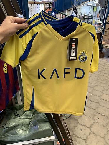 Футбольная детская футболка Al Nassr, домашняя, с номером 7 и надписью