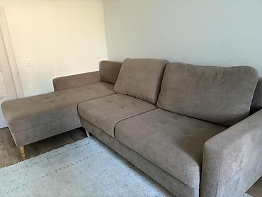 sofa: Угловой диван, C подушками, Трехместный — 1