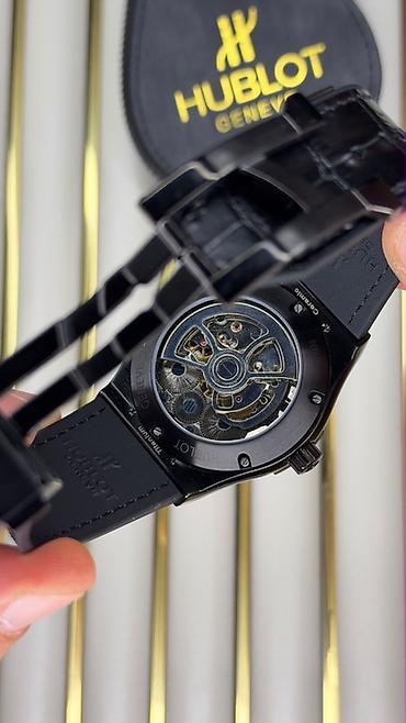 saat romanson: Yeni, Qol saatı, Hublot, rəng - Qara — 5