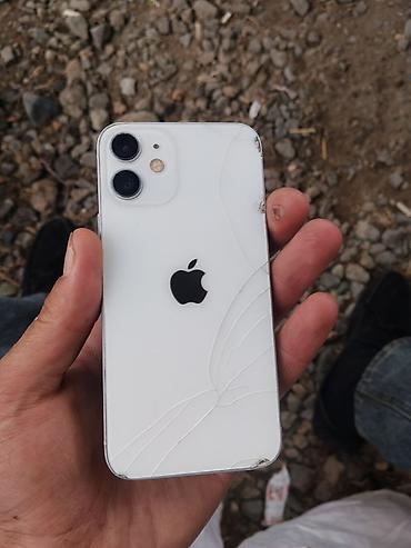 mikrofon mini: IPhone 12 mini, Ağ, Qırıq — 2