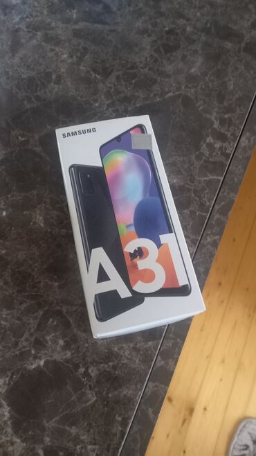 samsung telifon: Samsung A30, 64 GB, rəng - Mavi, Barmaq izi, İki sim kartlı, Face ID