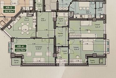 куплю квартира гостиничного типа: Строится, Элитка, 3 комнаты, 111 м²