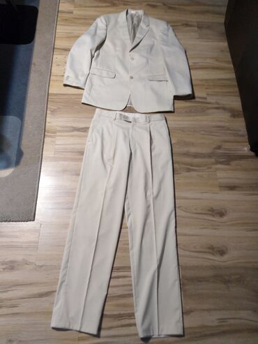 Odela: Muško odelo – komplet sako i pantalone, svetlo bež/šampanj boje. - — 1