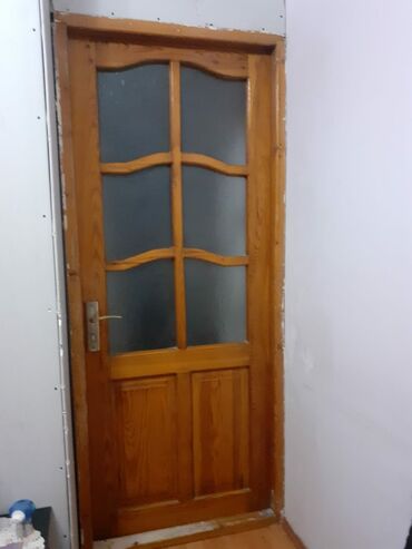 taxta gapilar: Taxta otaq qapısı - Material: təbii ağac (şpon deyil), isti bal